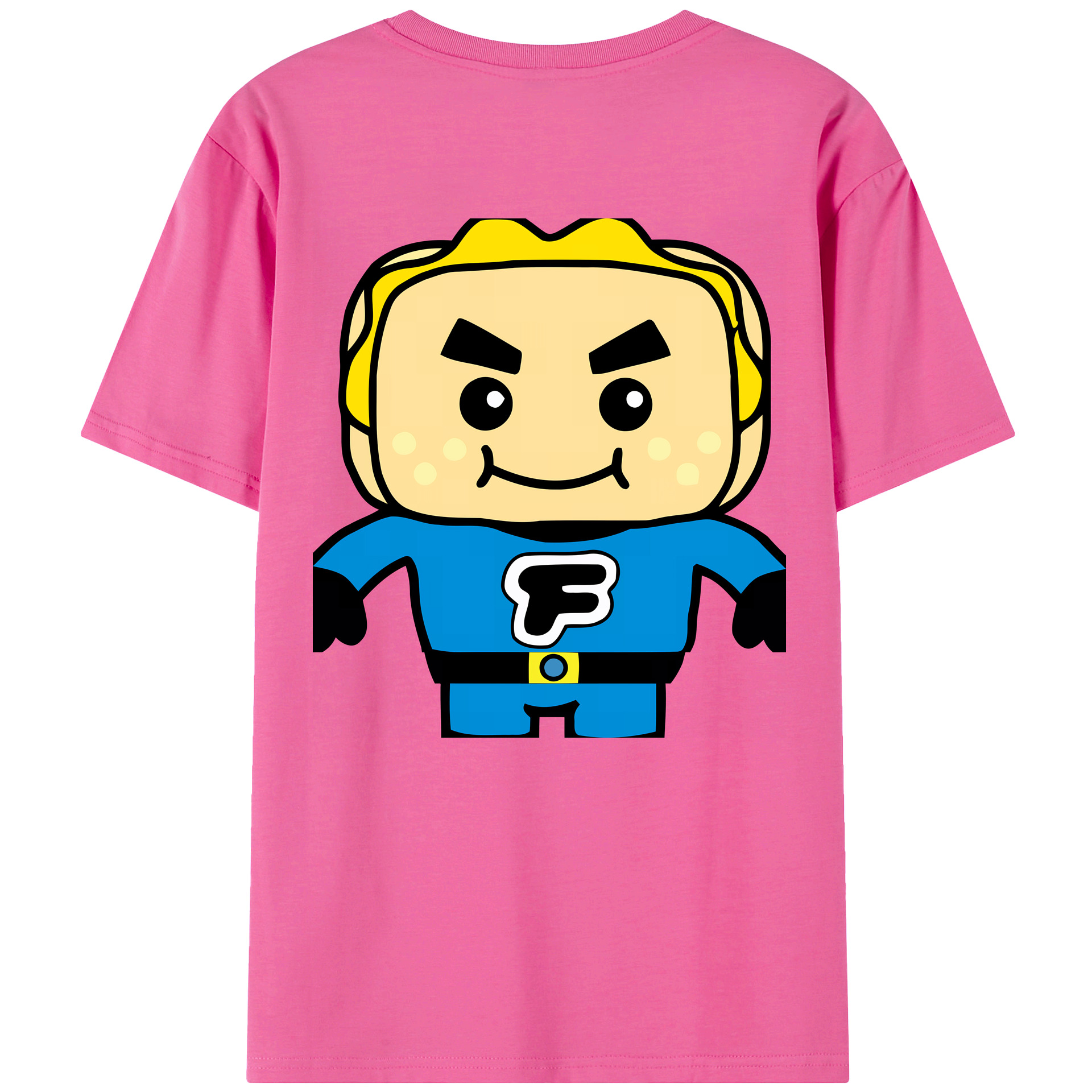 （画像用） アンパンマン Anpanman レディース半袖Tシャツ(バックプリント)